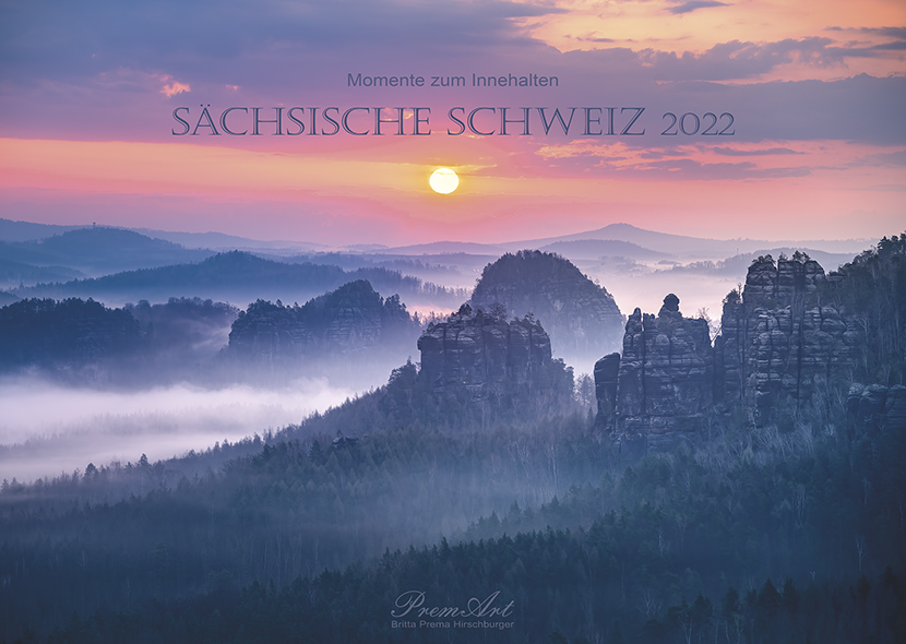 Kalender Sächsische Schweiz 2022 - Titel