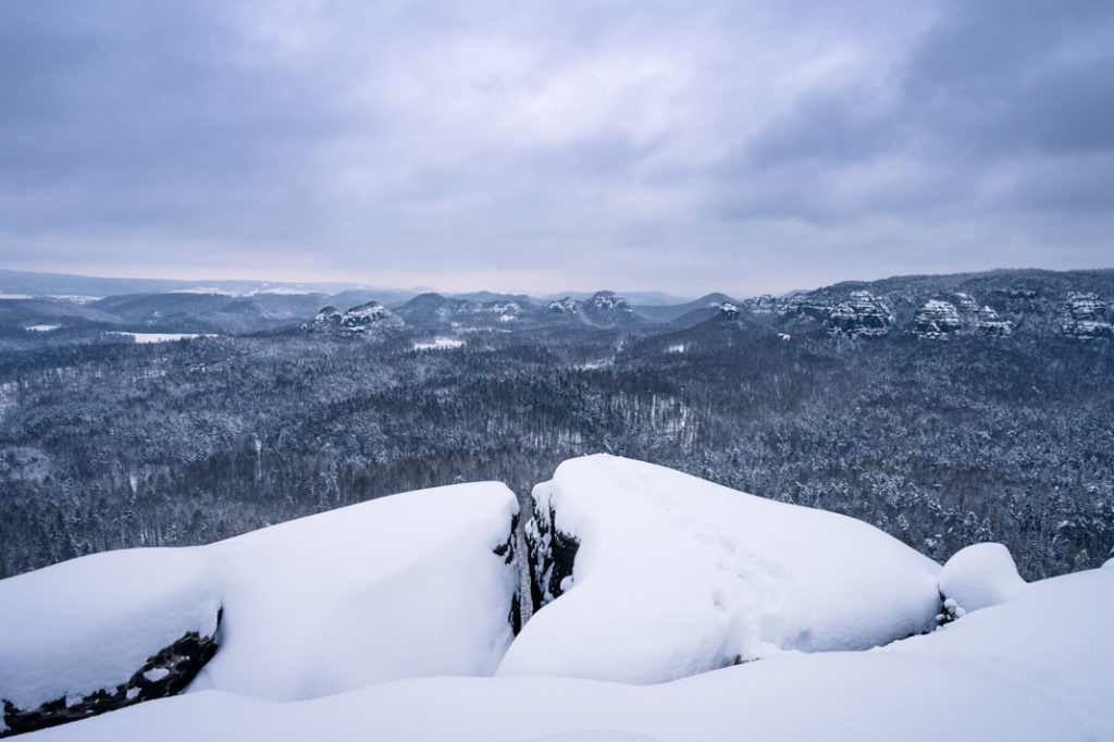 Kleiner Winterberg im Winter - Fotografie