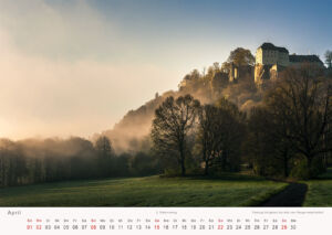 Kalender Sächsische Schweiz 2018 Fotokalender - April