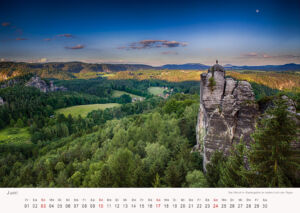 Kalender Sächsische Schweiz 2018 Fotokalender - Juni