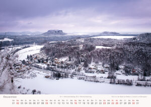 Kalender Sächsische Schweiz 2018 Fotokalender - Dezember