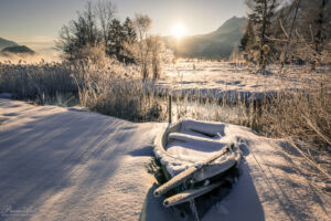 So muss Winter! Zauberhafte Stimmung am See. Winterzauber am Wolfgangsee - Salzkammergut