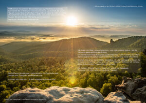 Sonnenaufgang auf dem Gohrisch - Kalender 2019 Deckblatt 1 - Sächsische Schweiz