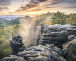 Fotografie Sächsische Schweiz Gohrisch Sonnenaufgang