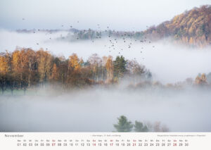 Nebelstimmung im November in der Sächsischen Schweiz