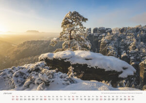 Kalender Sächsische Schweiz 2022 - Bastei