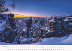 Kalender Sächsische Schweiz 2022 - Wehlnadel