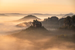 Herrlicher Nebelmorgen am Kleinen Winterberg