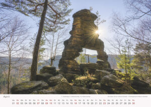 Kalender Sächsische Schweiz 2023-April