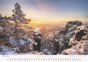 Kalender Sächsische Schweiz 2023-Dezember