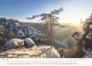 Kalender Sächsische Schweiz 2023-Februar