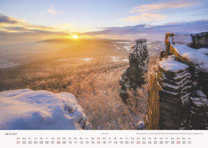 Kalender Sächsische Schweiz 2023-Januar