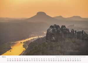 Kalender Sächsische Schweiz 2023-März