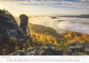 Kalender Sächsische Schweiz 2023-November