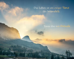 Leinwand mit Zitat