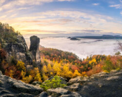 Leinwand Pano 190x90 Teufelsturm