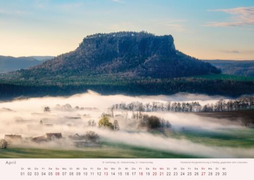 Kalender Sächsische Schweiz 2025