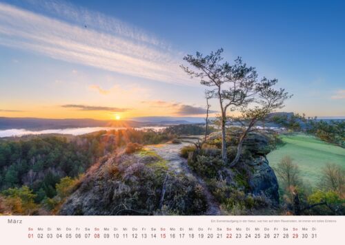 Kalender Sächsische Schweiz 2025