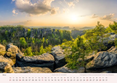 Kalender Sächsische Schweiz 2025