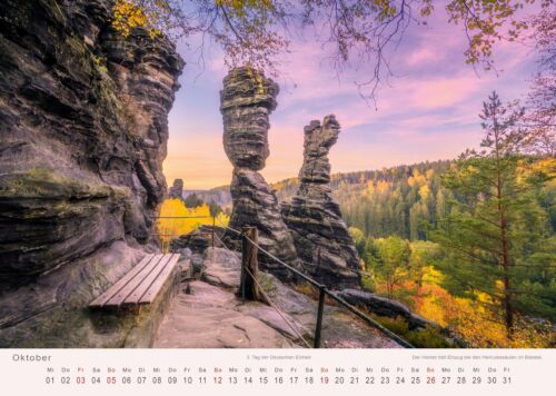 Kalender Sächsische Schweiz 2025